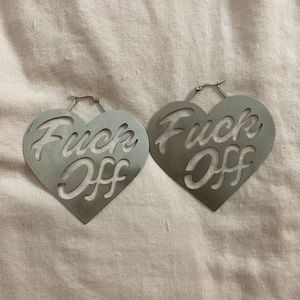 Fuck Off Earrings